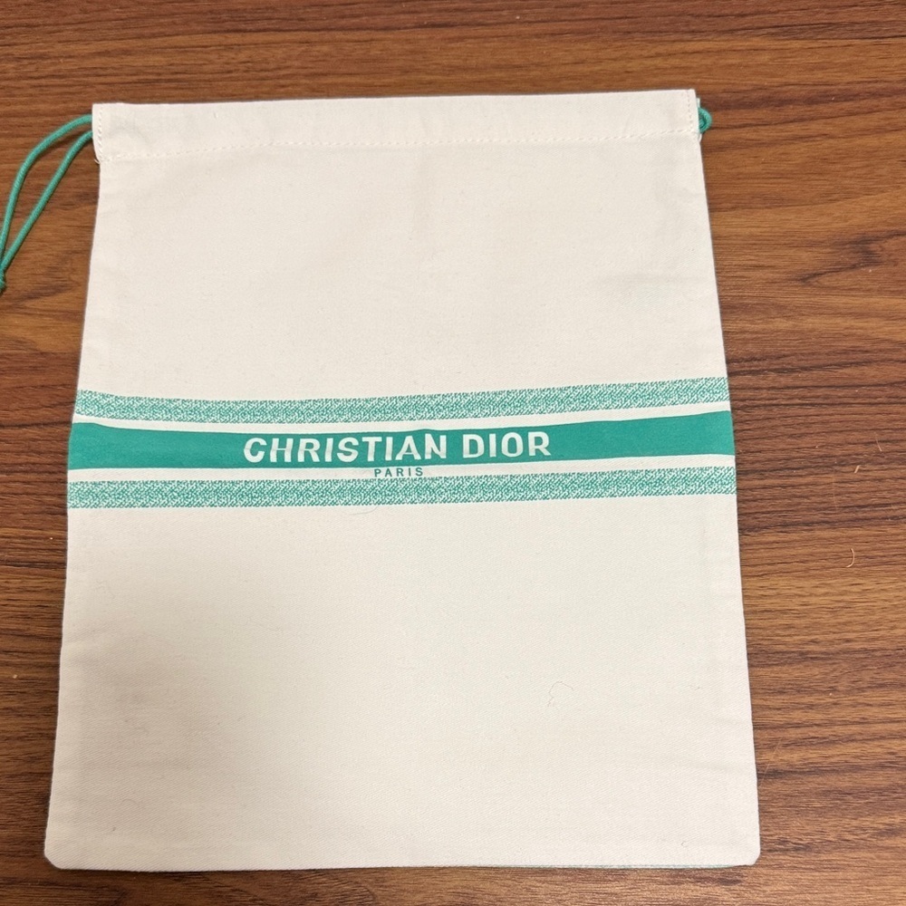 NWOT Dior Toile De Jouy Savvage Oversized Drawstring Cosmetic/Dust Bag.